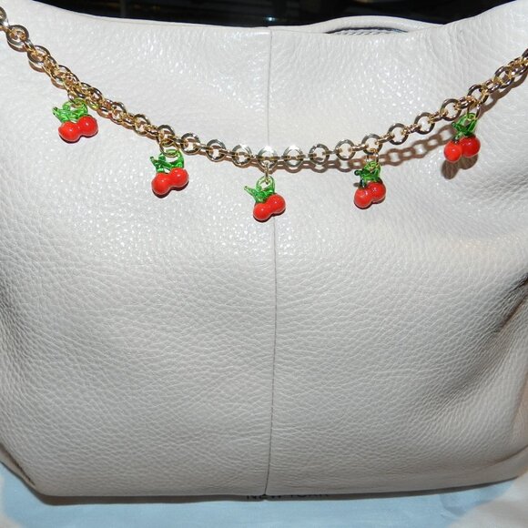 Coach Madison Leather Phoebe 26224 Peach Rose Pebbled Leather Shoulder Bag - Picture 4 of 16